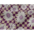 thumbnail image 4 of oneOone Viscose Jersey Purple Fabric Sunflower Floral Diy Clothing Quilting Fabric Print Fabric By Yard 60 Inch Wide, 4 of 5