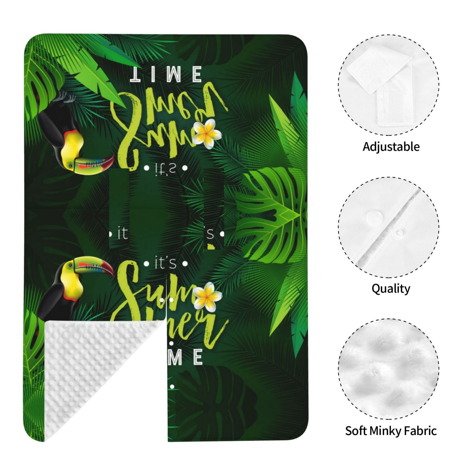 Car Seat Cover Baby - Tropical Summer Vibes Breathable Infant Car Seat Cover for Baby Carseat, Lightweight Comfort Baby Essentials Must Haves Newborn Stuff for Girl Boy