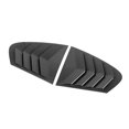 thumbnail image 3 of 1 Pair Rear Window Louver Left Right Scratch Resistant Side Window Air Vent Louvers Scoop Cover Blinds for 5 Series F10 2011 to 2017 Bright Black, 3 of 3