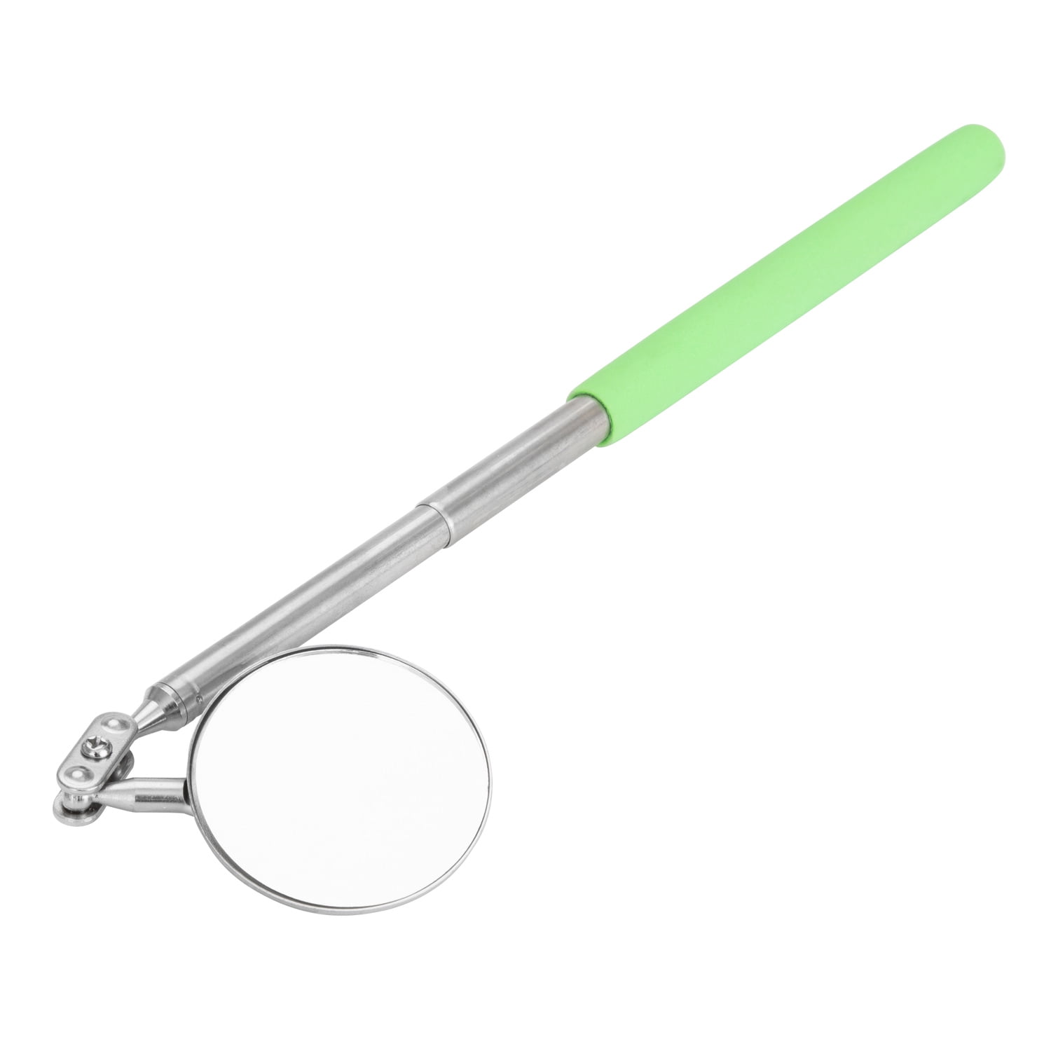 Hyper Tough 2-Inch Telescoping Inspection Mirror with Ergonomic Soft Grip