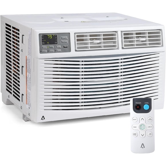 YUSAZENS 8000 BTU Window-Mounted Room Air Conditioner Cools 350 Sq Ft Quiet Operation Remote App Control Dehumidification Function Window AC Unit