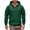 Charcoal Green, variant on Blekii Men's Cargo Pocket Hoodie, Utility Style Pullover Sweatshirt, Large Pocket Detail on Chest, Durable Casual Top for Work Or Outdoor Use, Rugged Streetwear Look, Functional for