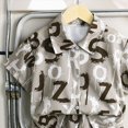 thumbnail image 6 of Boy Outfit Set Toddler Baby Boy Watercolor Floral Print Short Sleeve Button Down Shirt & Shorts 2-Piece Summer Outfit Toddler Boy Short Set, 6 of 6