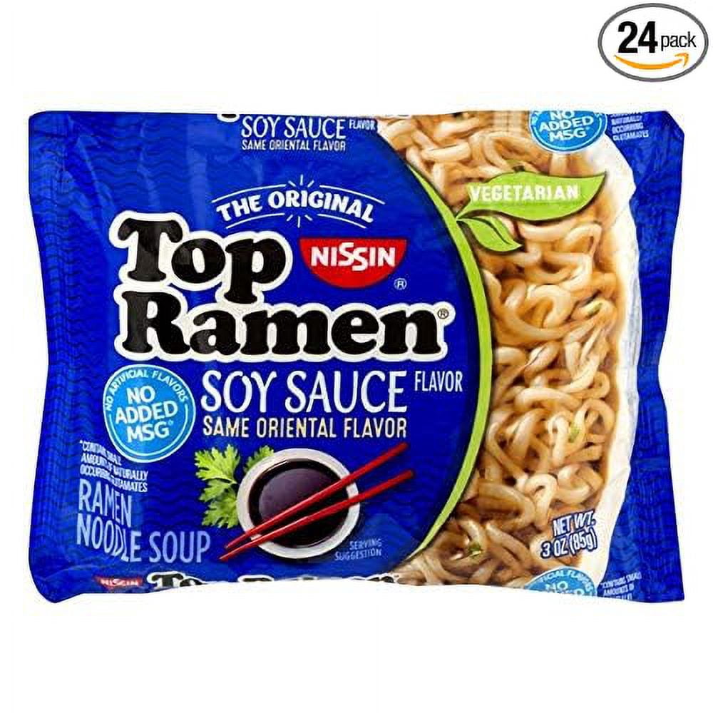 Top Ramen Soy Sauce, 3 Ounce [Pack of 24]