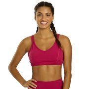 Everyday Yoga Strappy Back Sports Bra, Super Soft Recycled Polyester, Double Straps, XS–XL