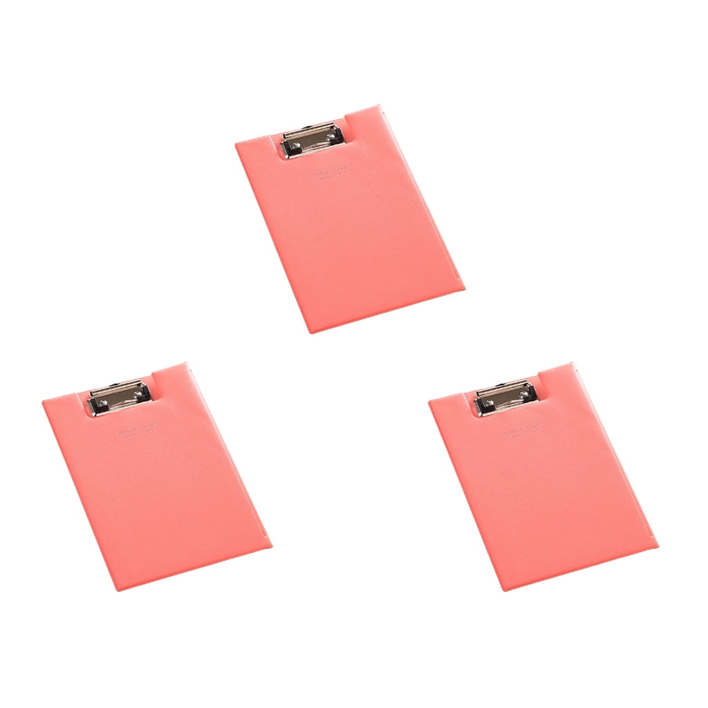 Foldable Clipboard with Clear Internal Pocket for Office Meeting and Conference
