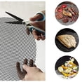 thumbnail image 3 of 3pcs Bbq Grill Mesh Mat Non Stick Grill Sheet Liners Grilling Mats, 3 of 5