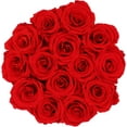 thumbnail image 2 of Caja de rosas ROSE con 14 rosas infinitas rojas preservadas rosa eterna, 2 of 7