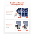 thumbnail image 4 of Bote de basura Dolly VEVOR de 200 kg de capacidad con 4 ruedas bloqueables, 4 of 9