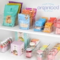 thumbnail image 7 of primebox Plastic Food Storage 6 Pack Clear Container Bin with Handles for Organizing Kitchen, Pantry, Refrigerator, Freezer, Pantry, Cabinet, Closet, Bathroom. 14”x4”x4”, 7 of 7