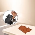 thumbnail image 3 of Coffee Tampering Tamp Corner Mat Silicone Pad Anti-Slip Barista Tool, Wear Resistance Brown, 3 of 8