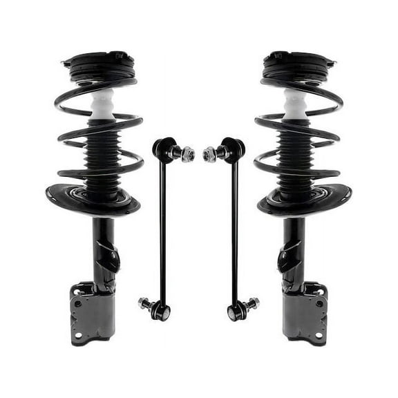 Front Strut Assembly and Sway Bar Link Kit - Compatible with 2009 - 2013 Nissan Murano 2010 2011 2012