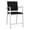 Black, variant on Newport Reception Waiting Room Healthcare 24.5" Hip Chair / Silver Steel / Blue