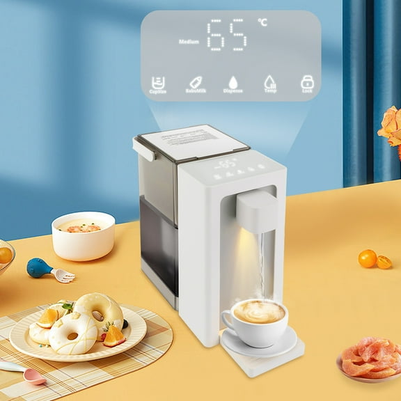 Instant Hot Water Filter Dispenser Countertop Reverse Osmosis Water Filtration System Temperature Adjustment Smart Touch Screen