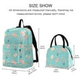 thumbnail image 2 of ALAZA Backpack Set Summer Ice Cream Elementary School Bags Student BookBag with Lunch Bag, 2 of 6