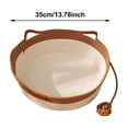 thumbnail image 3 of Instinct Basket, Stimulicat Cat Bed, Stimulicat Cat Bed Rope Cotton with Cushion, Eliminates Bed Rejection Round Pet Basket, Boho Catbed for Cats Handwoven Scratchable Breathable Weave(Green,S), 3 of 6