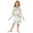 thumbnail image 6 of FORMRS Niños Bathrobe Unisex Hooded Robe Soft Plush Pajamas Sleepwear, Size 4-6T, Cute Animal, 6 of 7