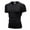 Black, variant on Mens Compression Under Shirt Base Layer Tops Quick Dry Crew Neck T-shirt,Athletic Running Gym Workout Short Sleeve Tee Tops