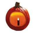thumbnail image 2 of Fun World Pumpkin Pro Flickering Candle Auto Timer Halloween Decoration, 2 of 3