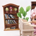 thumbnail image 3 of Miniature Bookcase, Verisimilitude High Simulation Dollhouse Miniature Furniture, Book Store Living Room For Study Room Kids, 3 of 8