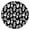 Ghost Boo Halloween-1, variant on Ghostly Boo Halloween Pattern Round Fitted Tablecloth with Elastic Edge,Dining Table Cover Waterproof,Outdoor Round Tablecloth for Camping,Dining,Indoor and Outdoor