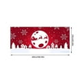 thumbnail image 2 of Large Merry Christmas Holiday Banner Garage Door Mural Winter Snowman Santa Scene Outdoor Indoor Decorative Wall Sticker, 2 of 6