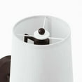 thumbnail image 4 of Modway Surround Metal and Fabric Wall Sconce in White/Bronze, 4 of 7