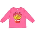 thumbnail image 3 of Inktastic I'm Just Here for the French Fries Boys or Girls Long Sleeve Toddler T-Shirt, 3 of 5