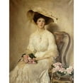 thumbnail image 2 of Bacon, John Henry Frederick 20x24 Black Modern Framed Museum Art Print Titled - Portrait of a Lady, 2 of 4