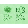 thumbnail image 1 of Ahgly Company Indoor Rectangle Patterned Mint Green Area Rugs, 2' x 4', 1 of 1