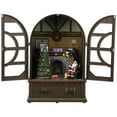 thumbnail image 3 of Northlight LED Lighted and Musical Retro Radio with Santa Scene Christmas Decoration - 12.5", 3 of 10