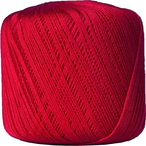 Threadart Crochet Thread Size 10 Color 12 RED