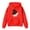 Red, variant on Kiijoy Toddler Girls Horse Hoodie Cozy Hooded Sweatshirt Loose Long Sleeve Hoody
