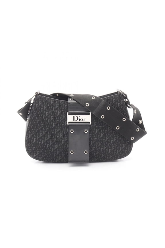 Pre-Owned Christian Dior Dior Street Chic Trotter Shoulder Bag Handbag Canvas Leather Women's...