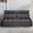Dark grey, variant on Convertible 5-Position Foldable Lazy Sofa Sleeper Bed with Armrest,Adjustable Floor Sofa Couch with 2 Pillows,Fold Out Floor Couch,Dark Grey