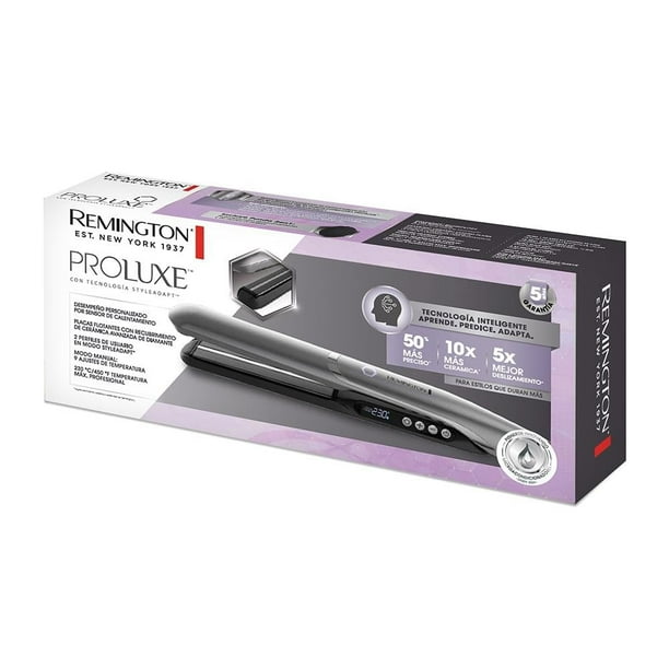 Plancha alisadora Remington Proluxe con Tecnología StyleAdapt S29A-110F