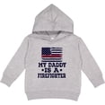 thumbnail image 2 of Inktastic Fireman Daddy is a Firefighter Toddler Hoodie, 2 of 4