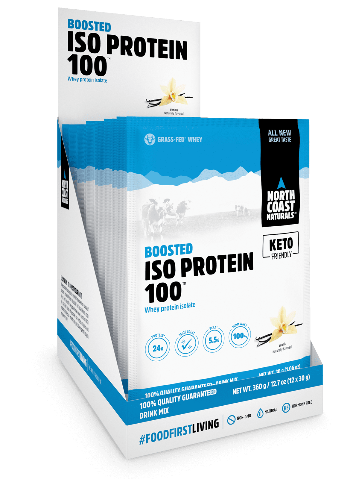 North Coast Naturals Boosted Iso Protein 100 Whey Protein Powder