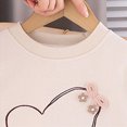 thumbnail image 5 of Toddler Baby Girl Clothes 12 18 Months 2T 3T 4T 5T 6T Fall Winter Outfits Cute Print Long Sleeve Sweatshirt Pant Outfits Khaki Size 3-4 Years, 5 of 6