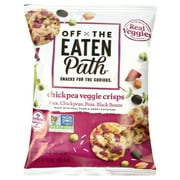 Off The Eaten Path Chickpea Veggie Crisps Snack Chips, 1.25 oz Bags, 16 Count Multipack