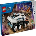 thumbnail image 3 of LEGO City Command Rover and Crane Loader Outer Space Toy Building Set, 4 Astronaut Toy Minifigures, Space Robot, 2 Alien Action Figures, Gift for 7 Year Old Boys, Girls, and Kids, 60432, 3 of 9
