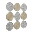 thumbnail image 5 of DecMode Gray Metal Carved Designs Plate Wall Decor, 5 of 7