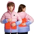 thumbnail image 1 of Sudadera con capucha térmica de invierno para niños y niñas, con control de temperatura y cremallera, 1 of 8
