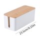 thumbnail image 5 of Caja De Almacenamiento La caja de almacenamiento de cables oculta la caja de almacenamiento del cable del cargador de la regleta de alimentación para el uso en el hogar de la oficina Likrtyny Para estrenar, 5 of 8