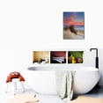 thumbnail image 6 of Sand Dune Delight 12X16inch Beach Seascape Canvas Painting, Sea Nature Pictures Wall Art, Perfect Décor for Living Room, Bedroom or Office, Ready-to-Hang Home Decoration, 6 of 7