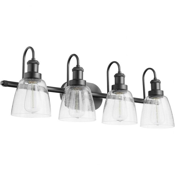 4 Light Bathroom Light Fiture in Transitional Style-10.5 inches Tall and 30.25 inches Wide Bailey Street Home 183-Bel-4636711