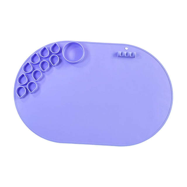 KLKCMS Silicone Craft Mat Counter Pad Silicone Artist Mat for Kids DIY Clay Project