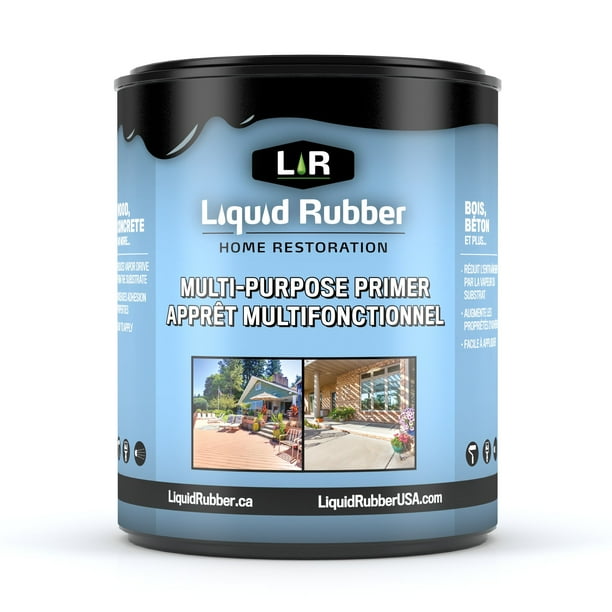 Liquid Rubber MultiPurpose Primer Easy to Apply Fast Drying NonToxic, 1 Quart Walmart