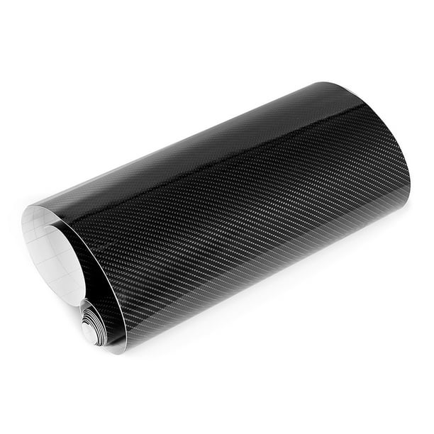 Film de carbone auto-adhésif Film adhésif de voiture brillant noir mat 152  x 50 cm