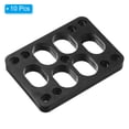 thumbnail image 3 of Unique Bargains 3/8'(9mm) Skateboard Riser Pads, 10Pcs Plastic Skateboard Angle Wedge Shock Pads, Black, 3 of 5